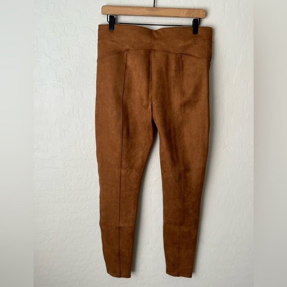 Spanx faux suede leggings camel XL NWT - Picture 3 of 9